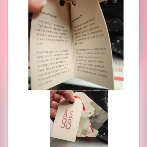 NWT A.S. 98 Saintec Studded Black Leather Moto Boots - Italian - Size 40 - Picture 13 of 16